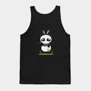 Easter Panda Egg hunting Tank Top